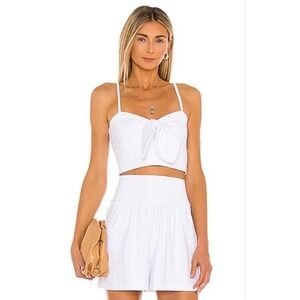 Susana Monaco Flirty Shorts XS Balletcore Classic Coquette White Resort Stretchy